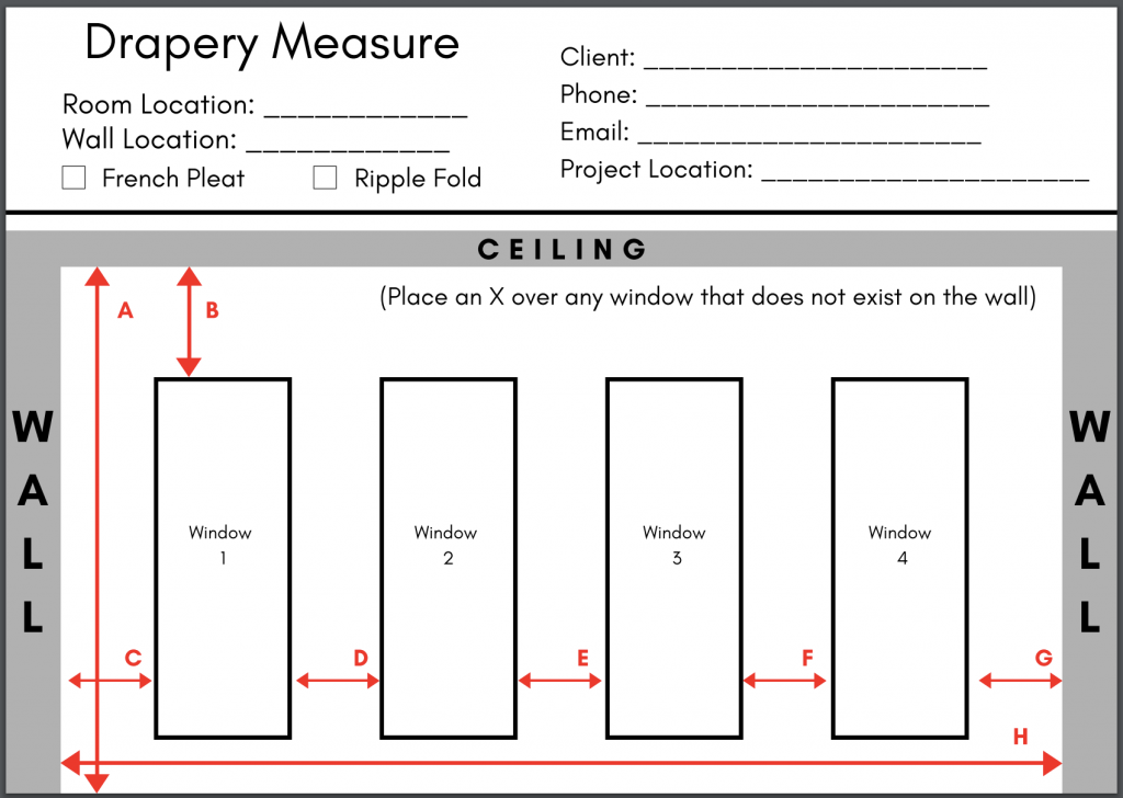 How to design and order custom drapery