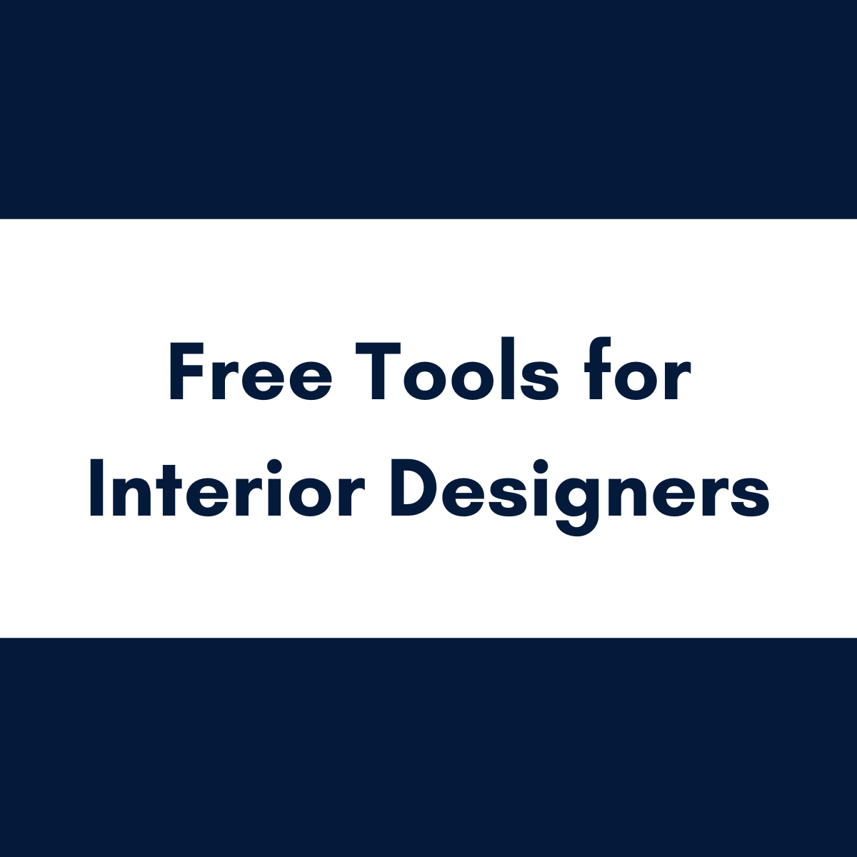 Free Tools for Interior Designers