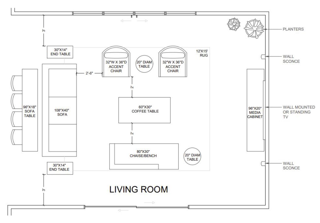 Floor Plan Drafting Services for Interior Designers