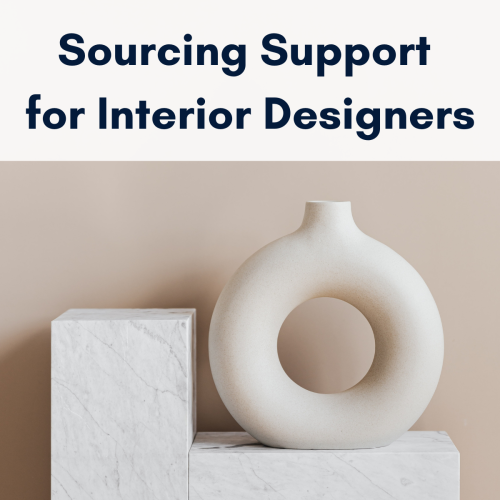 Sourcing Support for Interior Designers