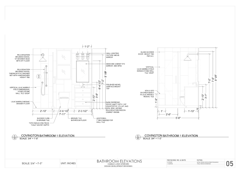 Design by Hannah Lowe Interiors Drawings by 4Dbiz