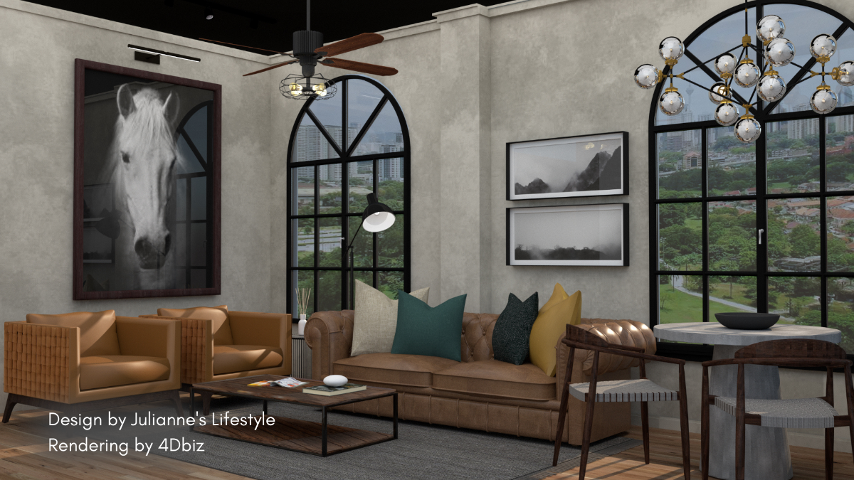 Design by Julianne's Lifestyle, Rendering by 4Dbiz