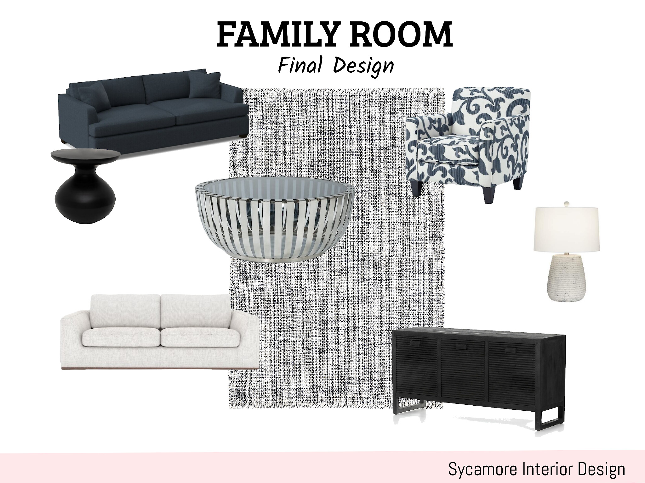 Mood board for Sycamore Home