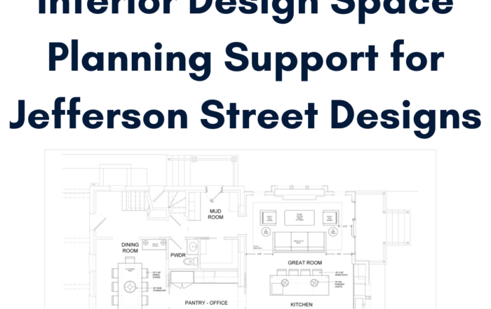 Interior design space planning support
