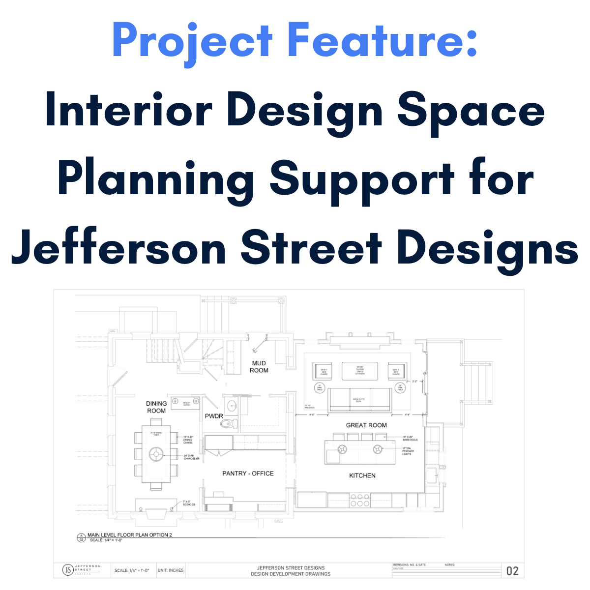 Interior design space planning support