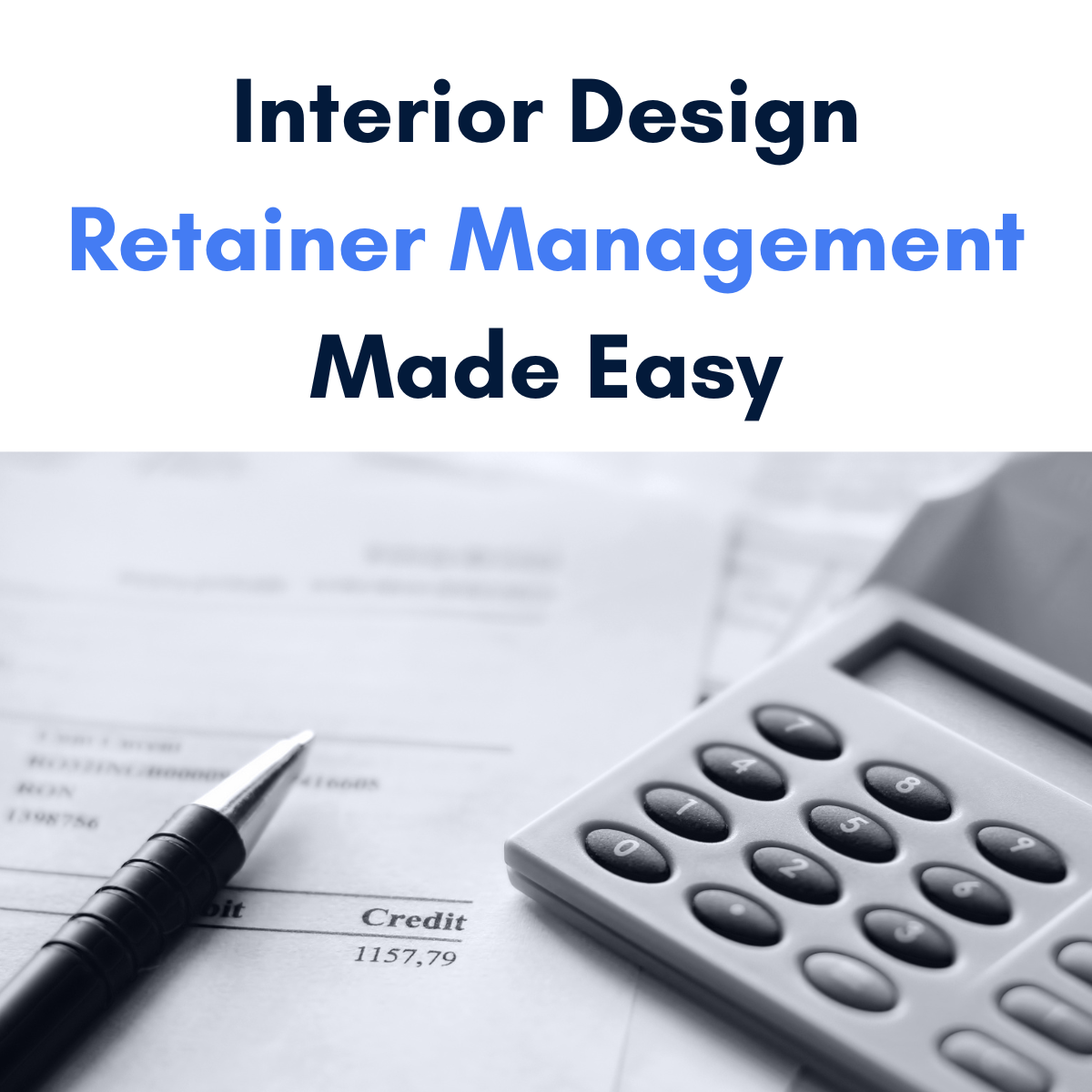 Interior design retainer management