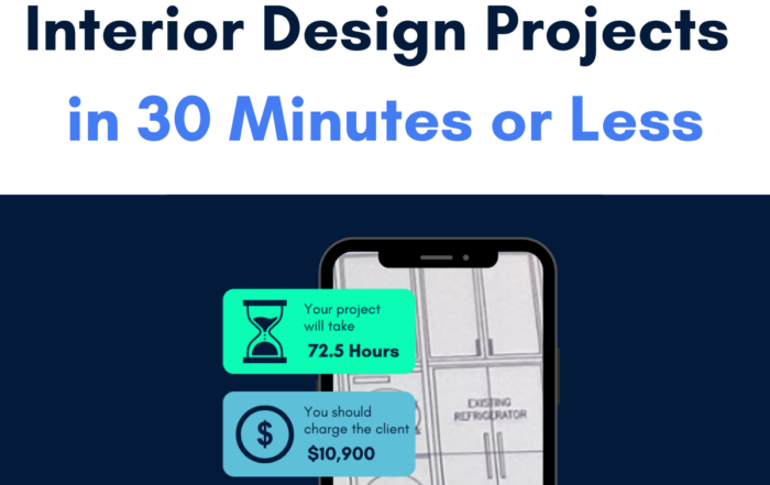 How to price interior design projects in 30 minutes or less