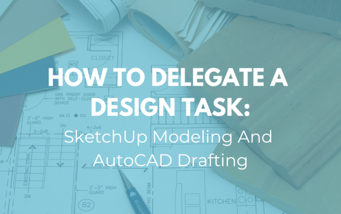sketchup modeling and autocad drafting