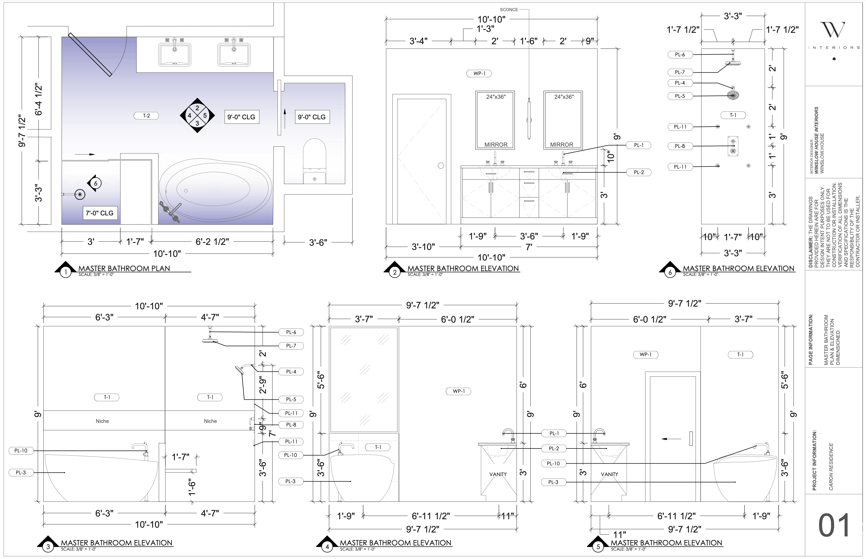 Bathroom Elevation 1