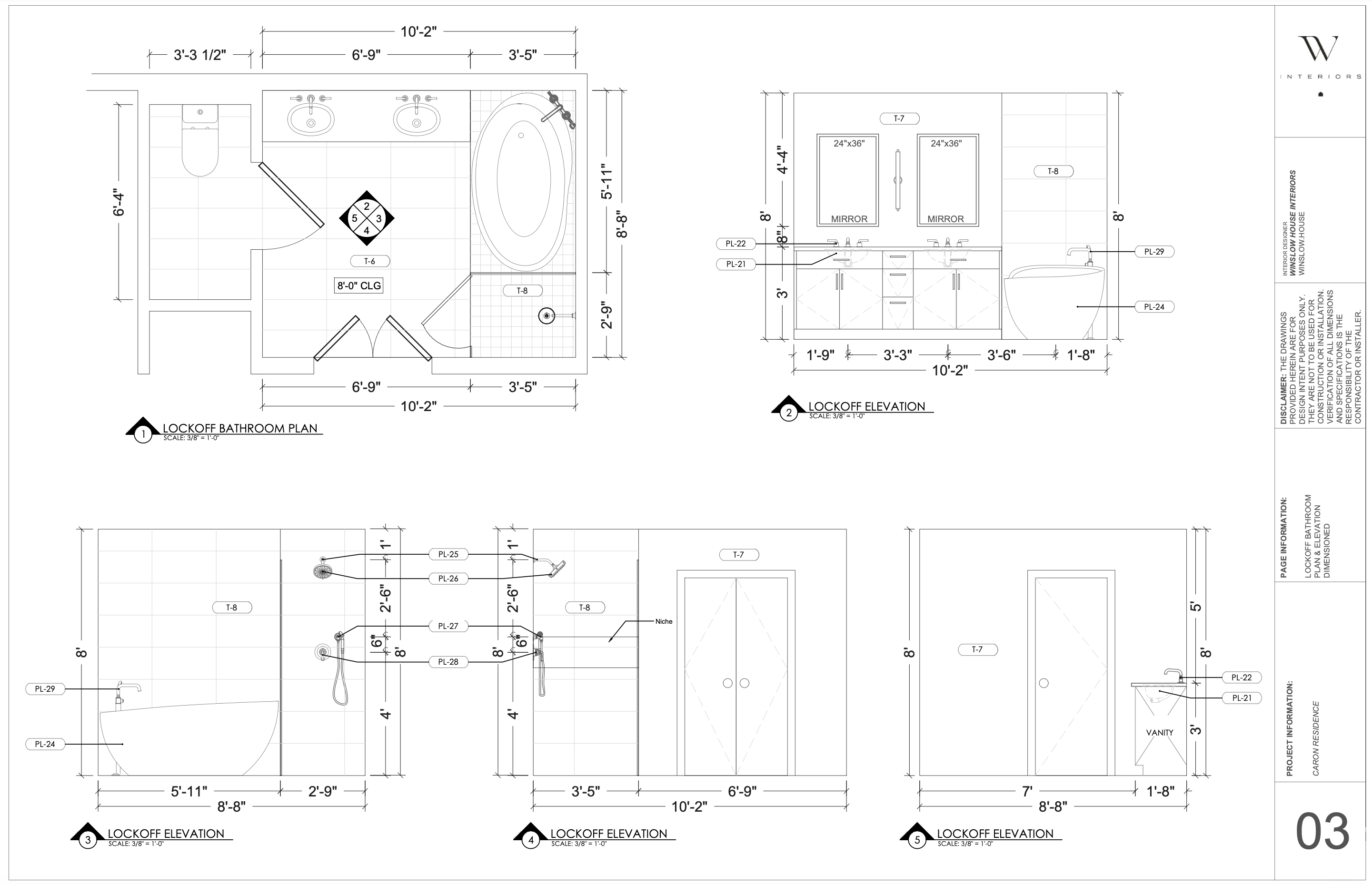 Bathroom Elevation 3