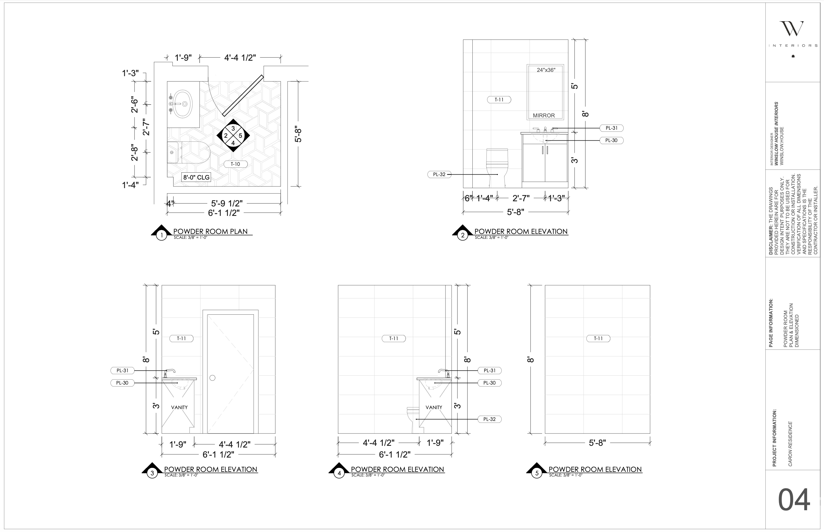 Bathroom Elevation 4