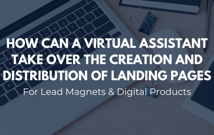 landing pages for lead magnets and digital products