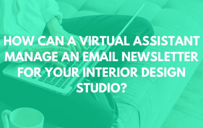 interior design studio email newsletter