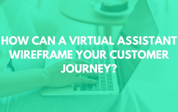 wireframing the customer journey