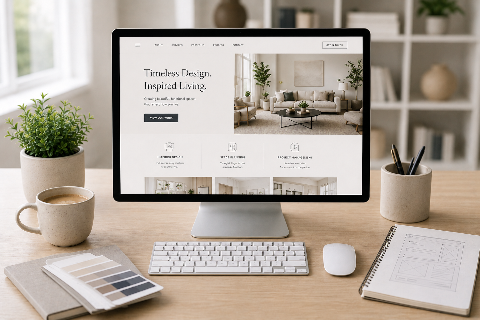 Administrative assistants for interior designers specialize in project management and client deliverables. We support common interior design tasks like managing timelines, communicating with trades, coordinating with vendors, budget management, collection of bids, and more!