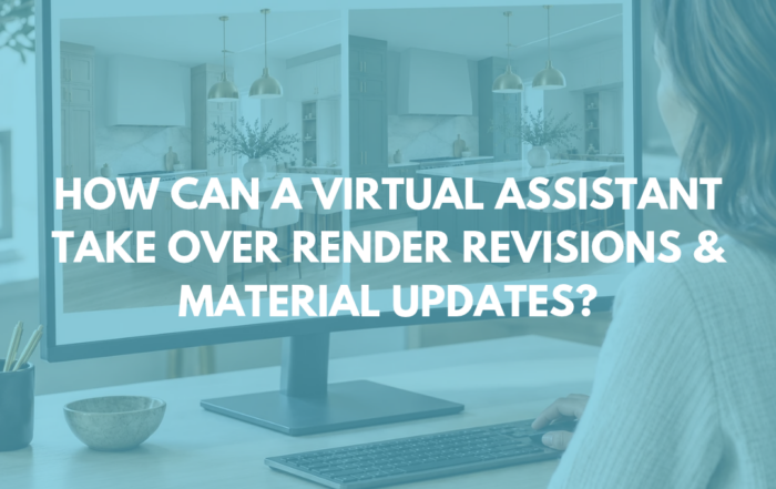 render revisions and material updates