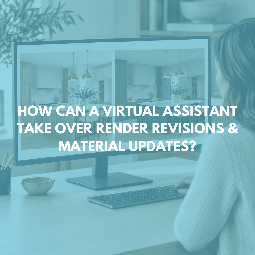render revisions and material updates